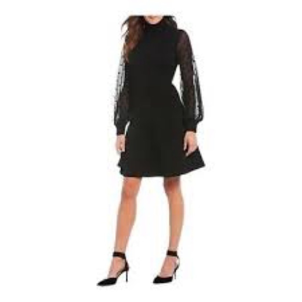 Eliza J turtleneck sweater dress